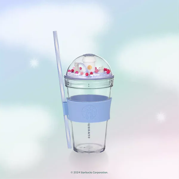 STARBUCKS Love Heart Rose Reusable Cups Valentine's Day 2019 Grande 16oz  Coffee Cups (2pcs)